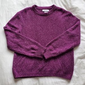 Urban Outfitters Oversized Purple Knit Sweater